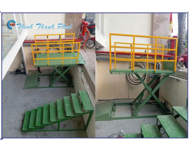 BÀN NÂNG CẮT KÉO CHO XE MÁY XUỐNG HẦM