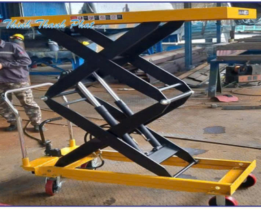 BÀN NÂNG ĐẠP CHÂN 500KG - BÀN NÂNG THỦY LỰC CAO 90CM
