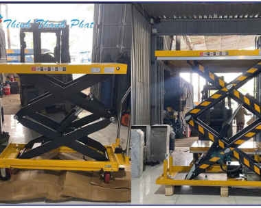 BÀN NÂNG ĐIỆN 2 TẤN CAO 1.78M
