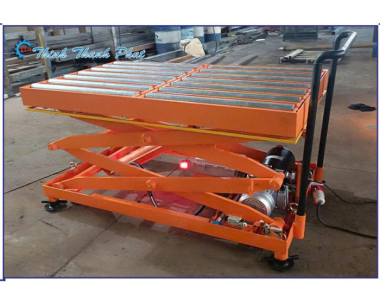 BÀN NÂNG THỦY LỰC CON LĂN