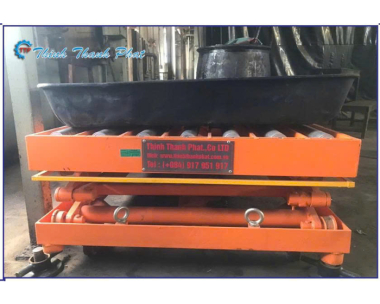 BÀN NÂNG THỦY LỰC CON LĂN