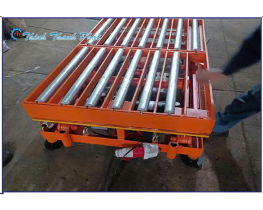 BÀN NÂNG THỦY LỰC CON LĂN