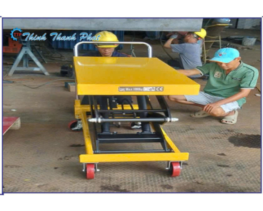 BÀN NÂNG THỦY LỰC ĐẠP CHÂN 300KG