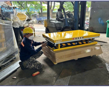 BÀN NÂNG THỦY LỰC NHỎ 1 TẤN, 2 TẤN