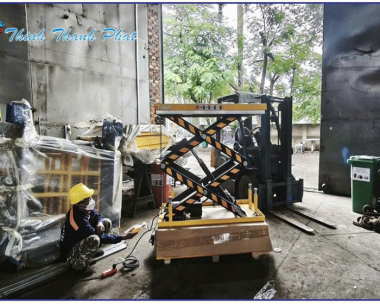 BÀN NÂNG THỦY LỰC NHỎ 1 TẤN, 2 TẤN