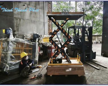 BÀN NÂNG THỦY LỰC NHỎ 1 TẤN, 2 TẤN