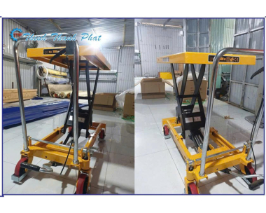 BÀN NÂNG THỦY LỰC PT500B (500KG) VẬN HÀNH BẰNG CƠ