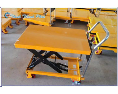 BÀN NÂNG THỦY LỰC PTS500A (500KG) VẬN HÀNH BẰNG CƠ 