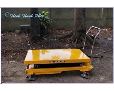 BÀN NÂNG THỦY LỰC PTS500A (500KG) VẬN HÀNH BẰNG CƠ 