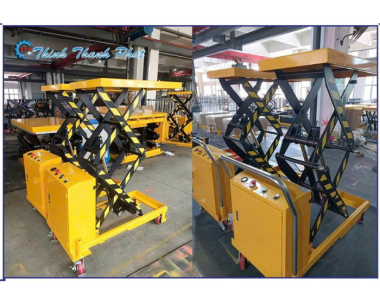 BÀN NÂNG THỦY LỰC SỬ DỤNG ẮC QUY