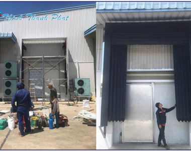 BỘ TRÙM TÚI KHÍ ĐUÔI XE - DOCK SHELTER