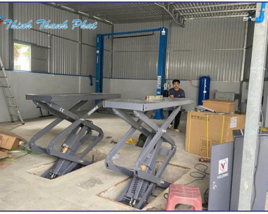 CẦU NÂNG CẮT KÉO NÂNG GẦM XE Ô TÔ 