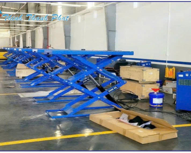 CẦU NÂNG SỬA CHỮA Ô TÔ CHUYÊN DỤNG 2 TRỤ - CẮT KÉO