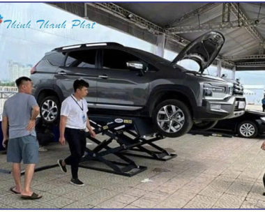 CẦU NÂNG SỬA CHỮA Ô TÔ CHUYÊN DỤNG 2 TRỤ - CẮT KÉO