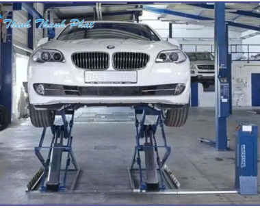 CẦU NÂNG SỬA CHỮA Ô TÔ CHUYÊN DỤNG 2 TRỤ - CẮT KÉO