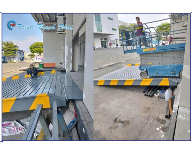 CẦU NỐI LIỀN SÀN KHO VỚI SÂN NHÀ XƯỞNG