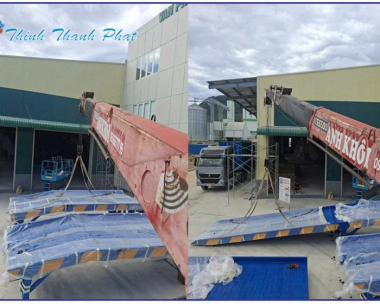 CẦU XE NÂNG: GIẢI PHÁP TỐI ƯU ĐÓNG RÚT HÀNG TỪ CONTAINER