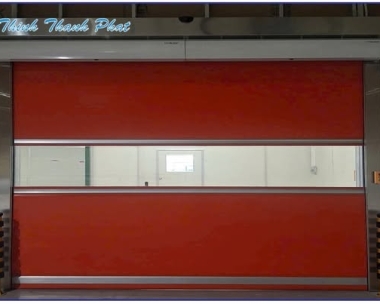CỬA CUỐN MÀN BẠT PVC TỰ ĐỘNG