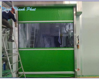 CỬA CUỐN NHANH NHỰA PVC 