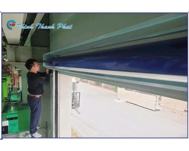 CỬA CUỐN NHANH PVC TỐC ĐỘ CAO