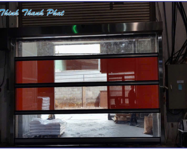 CỬA CUỐN TỐC ĐỘ CAO MÀN BẠT NHỰA PVC TỰ ĐỘNG