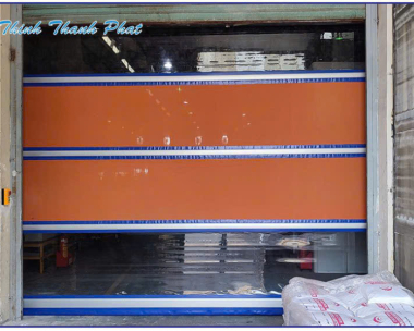 CỬA CUỐN TỐC ĐỘ CAO MÀN BẠT NHỰA PVC TỰ ĐỘNG