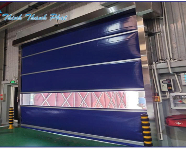CỬA CUỐN TỐC ĐỘ CAO PVC - CỬA CUỐN NHANH PHÒNG SẠCH, KHO MÁT