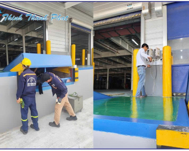 SÀN NÂNG THỦY LỰC CHO KHO NGOẠI QUAN