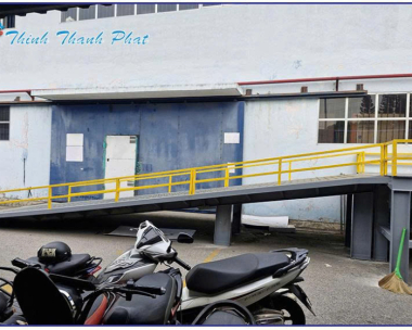 SÀN THAO TÁC (PLATFORM) KẾT HỢP VỚI SÀN NÂNG THỦY LỰC (HYDRAULIC DOCK LEVELER)