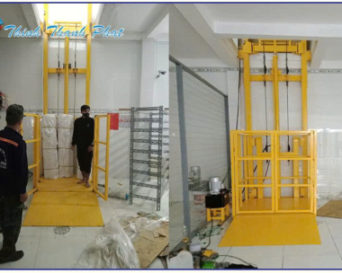 THANG NÂNG THỦY LỰC 2 ĐIỂM DỪNG