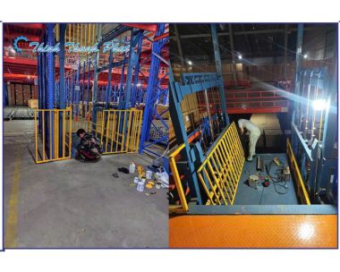 THANG NÂNG THỦY LỰC 4 TRỤ CÓ TẢI TRỌNG 2000KG