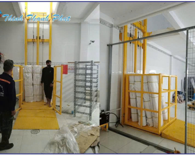 THANG NÂNG THỦY LỰC CHUYÊN DỤNG GIỮA HAI TẦNG