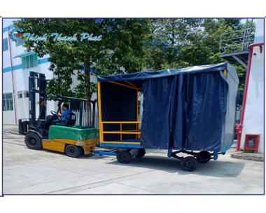 XE KÉO HÀNG NỘI BỘ TRONG KHO XƯỞNG